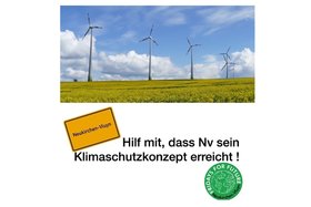 Bilde av begjæringen:Hilf mit, dass Neukirchen-Vluyn das Klimaschutzkonzept erreicht mit der Entwicklung von Windenergie