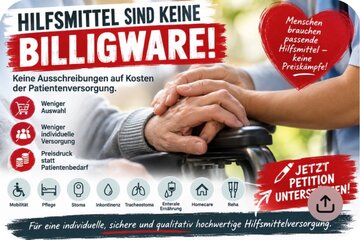 Bild der Petition Hilfsmittel sind keine Ausschreibungsware!