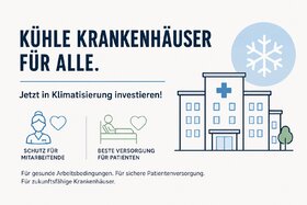 Bild der Petition: Hitzeschutz für Krankenhäuser – Gesundheit braucht kühle Räume!
