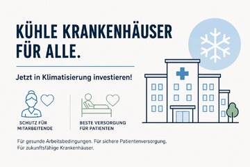Image of the petition Hitzeschutz für Krankenhäuser – Gesundheit braucht kühle Räume!