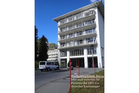 Photo de la pétition :Hochgebirgsklinik Davos - auch für deutsche Patienten (DRV)