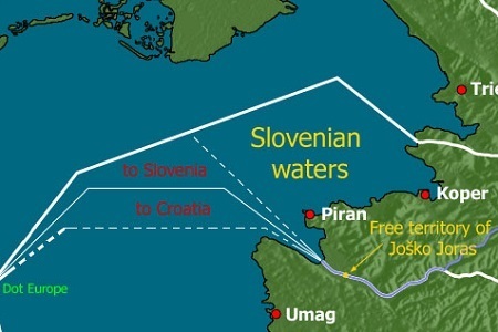 Billede af andragendet:Hrvatskoj vladi: Ponudite Slovencima izlaz na otvoreno more i okončajte spor!