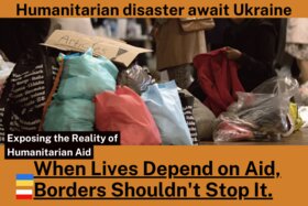 Billede af andragendet:Humanitarian disaster await Ukraine
