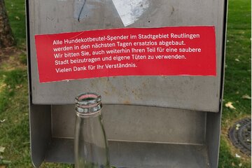 Bild der Petition Hundesteuer fair nutzen: Mehr Kotbeutelspender und Mülleimer für ein sauberes Reutlingen!