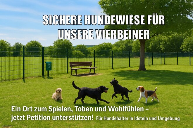 Imagem da petição Hundewiese für Idstein – mehr Platz für unsere Vierbeiner
