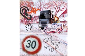 Image of the petition Immenserstraße /Tempolimit und LKW Umleitung und zu hoher Lärmpägel! Für Sicherheit u. Gesundheit