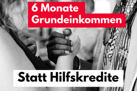Slika peticije:Schweiz: Mit dem bedingungslosen Grundeinkommen durch die Coronakrise
