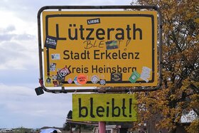 Slika peticije:Industriedenkmal Lützerath und Mahnwache Lützerath
