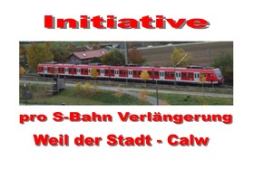 Bild der Petition: Initiative pro S-Bahn Verlängerung Weil der Stadt - Calw, statt Hermann Hesse Bahn mit Dieselbetrieb