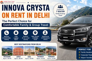 Bild der Petition Innova Crysta on Rent in Delhi - The Best Choice for Comfortable and Hassle-Free Travel