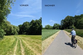 Photo de la pétition :Itzwiesen mit Wanderweg zwischen Rödental und Coburg erhalten