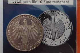 Bild der Petition: Ja zum EURO, aber mit DM als Bargeld !