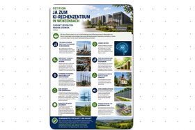 Bild der Petition: JA zum KI-Rechenzentrum Wenzenbach - Riesige Chance für den Raum Regensburg