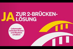 Bild der Petition: JA zur 2-Brücken-Lösung Wachau: Lebensader zwischen Stein und Mautern erhalten