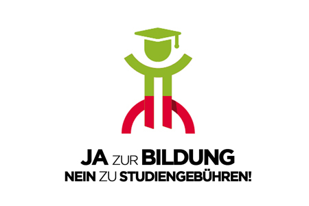 Foto van de petitie:JA zur BILDUNG - NEIN zu STUDIENGEBÜHREN!