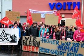 Снимка на петицията:Jede Stimme zählt! Gegen die Schließung und für den Erhalt des Zschopauer Voith-Werkes