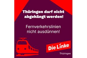 Bild der Petition: Jena braucht funktionierenden Fernverkehr auf der MDV und der Saalebahn!