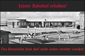 Foto e peticionit:Juister Bahnhof erhalten