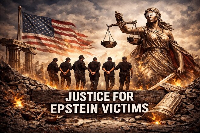 Imaginea petiției Justice for all the victims (women and children)of the Epstein files