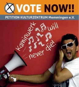 Bild der Petition: Kaminwerk will never die! Petition zum Erhalt des Kulturzentrums Memmingen e. V.