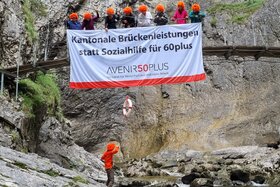 Kuva vetoomuksesta:Kantonale Brückenleistung 60plus – statt Gang aufs Sozialamt