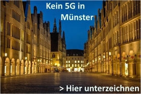 Bilde av begjæringen:Kein 5G Ausbau in Münster ohne Unbedenklichkeitsnachweis und Technikfolgeabschätzung