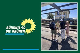 Bild der Petition: Kein Abriss! Bahnsteigdach am Bahnhof Übersee erhalten und fertigstellen**