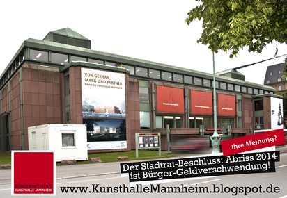 Kép a petícióról:Rettet den Friedrichsplatz! Kein Abriss der Kunsthalle in 2014!