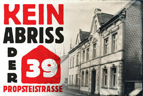 Kuva vetoomuksesta:Kein Abriss der Propsteistrasse 39!