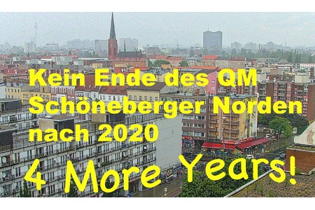 Slika peticije:Kein Ende des QM-Schöneberger Norden nach 2020 - Fortführung des QM bis 2024