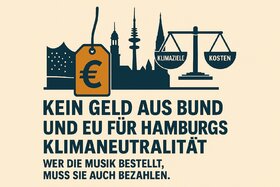 Dilekçenin görseli: Kein Geld aus BUND und EU für Hamburgs Klimaneutralität – Verantwortung statt Abwälzung!