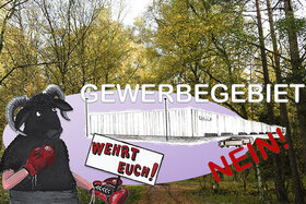 Снимка на петицията:Kein Gewerbegebiet Krelinger Heide