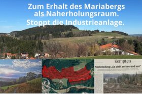 Bild der Petition: Kein Industrieprojekt am Mariaberg – Stoppt die 23-Hektar-PV-Anlage in Kemptens Naherholungsgebiet