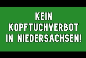 Foto da petição:Kein Kopftuchverbot in Niedersachsen!