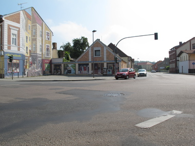 Foto e peticionit:Kein Umbau der Ampelkreuzung zum Kreisverkehr an der alten Post in Zehdenick