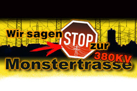 Slika peticije:Keine 380 kV Monstertrasse durch Burgthann