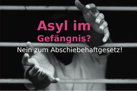 Kép a petícióról:Keine Abschiebehaftanstalt in Glückstadt oder anderswo