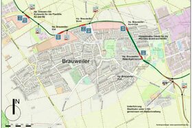 Малюнок петиції:Keine Bahn durch Brauweiler