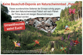 Bild der Petition: Keine Bauschutt-Deponie am Naturschwimmbad "Platsch"!