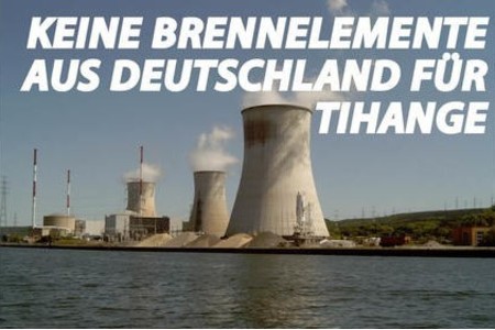 Малюнок петиції:Keine Brennelemente aus Deutschland für Tihange & Co.