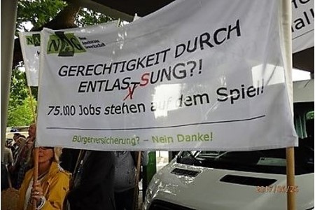 Foto da petição:Keine Bürgerversicherung als Preis für die Fortsetzung einer Großen Koalition