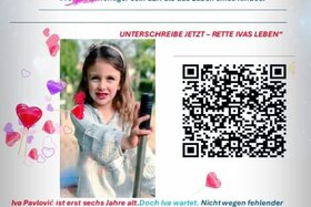 Picture of the petition:„Keine Bürokratie bei Kinderleben – Sofortige Operation für Iva Pavlović“