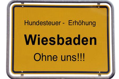 Foto e peticionit:Keine Erhöhung der Hundesteuer in Wiesbaden
