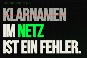 Bild der Petition: Keine Klarnamenpflicht im Internet — sie schützt nicht Opfer, sie gefährdet sie.