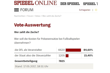 Bild der Petition Keine kostenlosen Polizeieinsätze für Fussballspiele in der Bundesliga