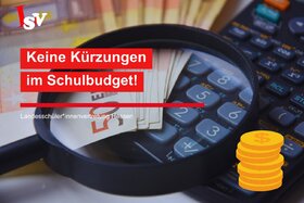Bild der Petition: Keine Kürzungen im Schulbudget – Kein Sparen bei der Bildung