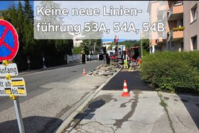 Image de la pétition : Keine neue Linienführung der Busse 53A, 54A, 54B!