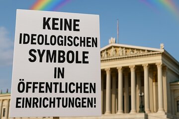 Afbeelding van de petitie Keine Pride-Regenbogenflagge an öffentlichen Gebäuden, Einrichtungen und Plätzen!
