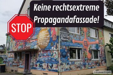 Bild der Petition Keine rechtsextreme Propagandafassade am Schulweg in Hürth‑Efferen