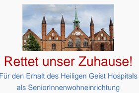 Bild der Petition: Keine Schließung der SeniorInnen Einrichtung im Heiligen Geist Hospital Lübeck #RettetUnserZuhause